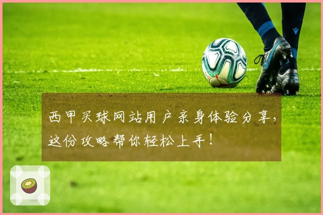 西甲买球网站用户亲身体验分享,这份攻略帮你轻松上手!